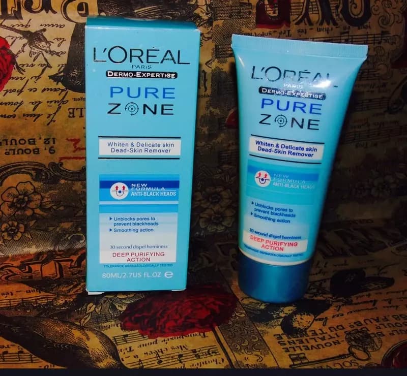 Крем-пилинг Loreal Pure Zone для удаления вымерщих клеток кожи — 2