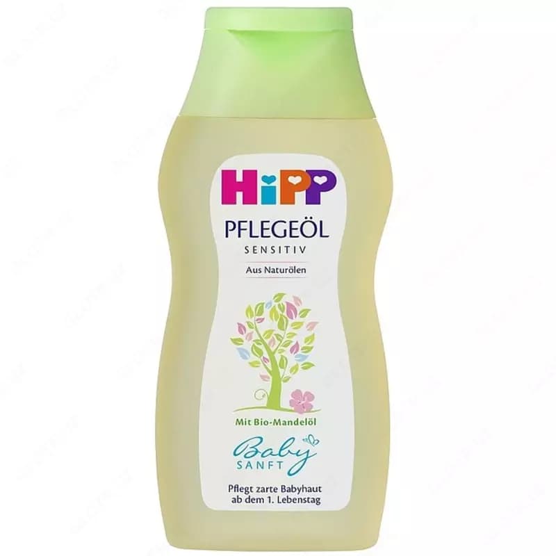 🧴Детское масло HiPP Babysanft для чувствительной кожи, 200 мл — 1