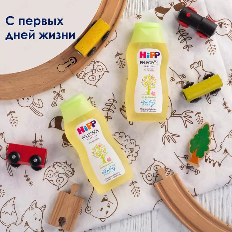 🧴Детское масло HiPP Babysanft для чувствительной кожи, 200 мл — 6