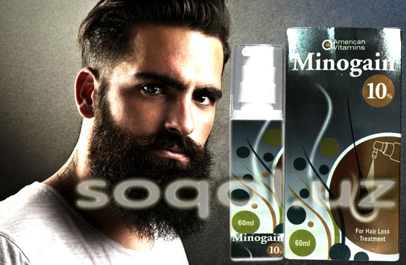 Мinogain (minoxidil) 10% для роста волос и бороды — 3