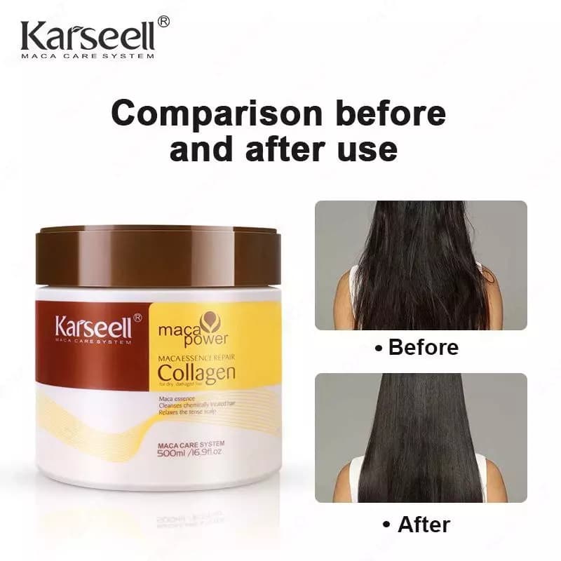 Маска для волос Karseell Hair Mask Collagen — 4