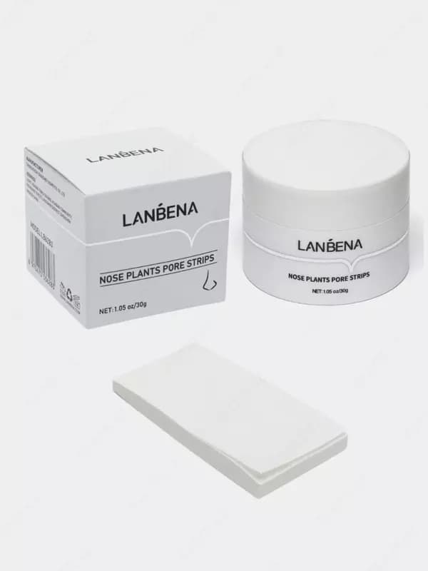 Маска Lanbena plants pore strips для удаления черных точек (30 гр) — 1