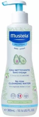 Очищающая вода-лосьон для новорожденных (без смывания) ”Mustela” Bebe (300 мл) Франция