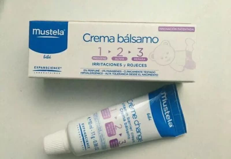 Детский крем против сыпи и опрелостей малыша (Витаминный барьер 1.2.3) ”Mustela” (100 мл) Франция — 2