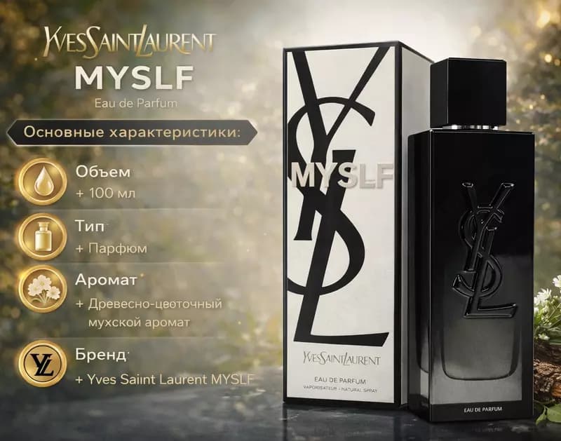 Парфюмерная вода Yves Saint Laurent MYSLF — 1