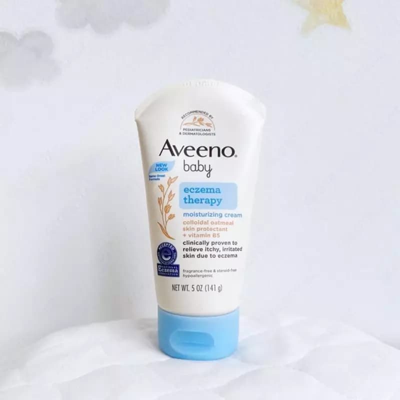 Увлажняющий крем для тела ”Aveeno Baby” Eczema Therapy 141 мл. — 3