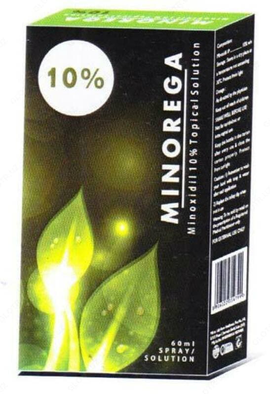 Minorega 10% (minoxidil) для роста волос и бороды — 3