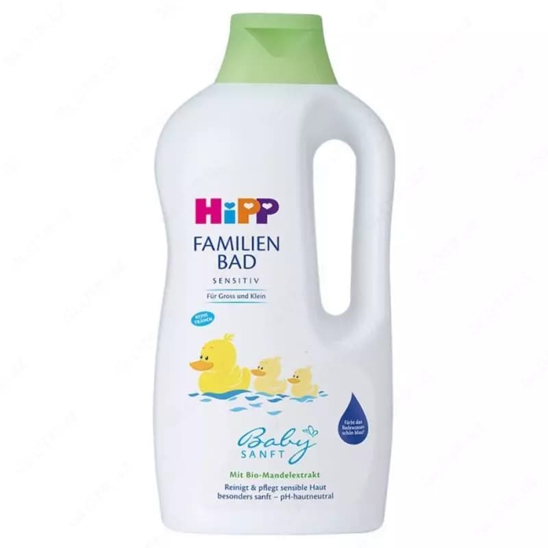 Мягкая пена для ванны HiPP Babysanft Familien-Bad , 1000 мл для всей семьи — 1