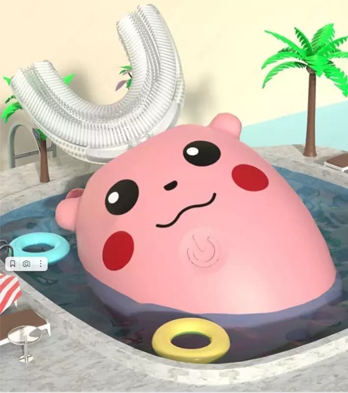 U-образная детская ультразвуковая электрическая зубная щетка Nabi kids — 4