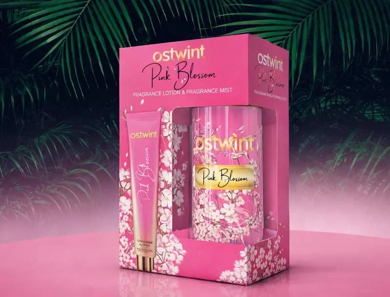 Набор для ухода за телом Ostwint Pink Blossom — 3