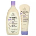 Подарочный набор ( по уходу за детской кожей) ”Aveeno Baby” успокаивающий набор для ванны + лосьон лаванда и ваниль набор из 2-х предметов