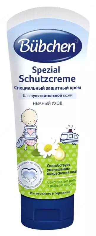 Специальный защитный крем для чувствительной кожи "Bubchen" 75 мл. (NEW) — 2