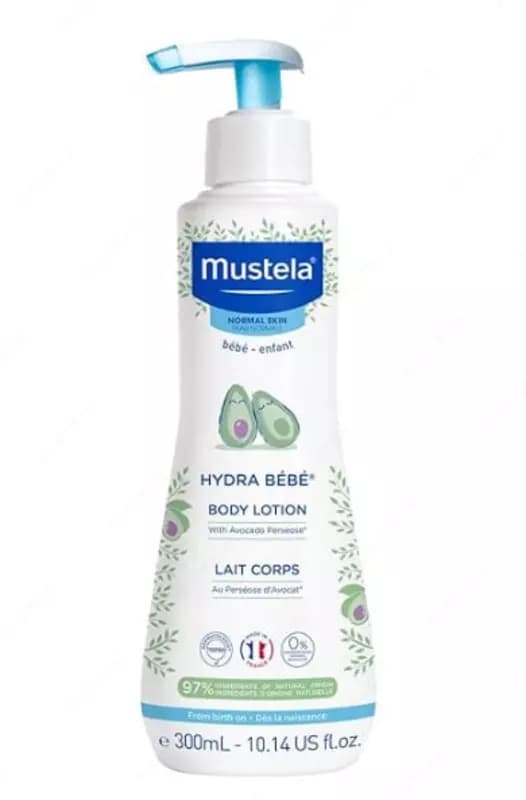 Детский лосьон для сухой кожи малыша ”Mustela” Hydra Bebe (300 мл) Франция — 1