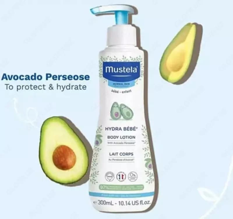 Детский лосьон для сухой кожи малыша ”Mustela” Hydra Bebe (300 мл) Франция — 2