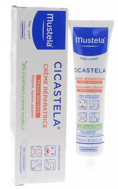 Детский увлажняющий крем-бальзам ”Mustela” Cicastela (40 мл) Франция — 1