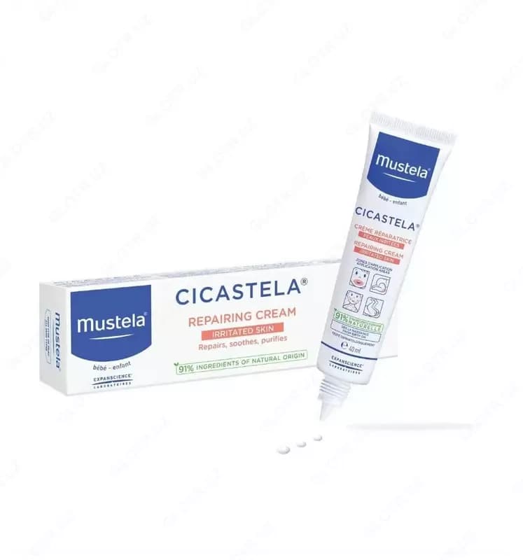 Детский увлажняющий крем-бальзам ”Mustela” Cicastela (40 мл) Франция — 3