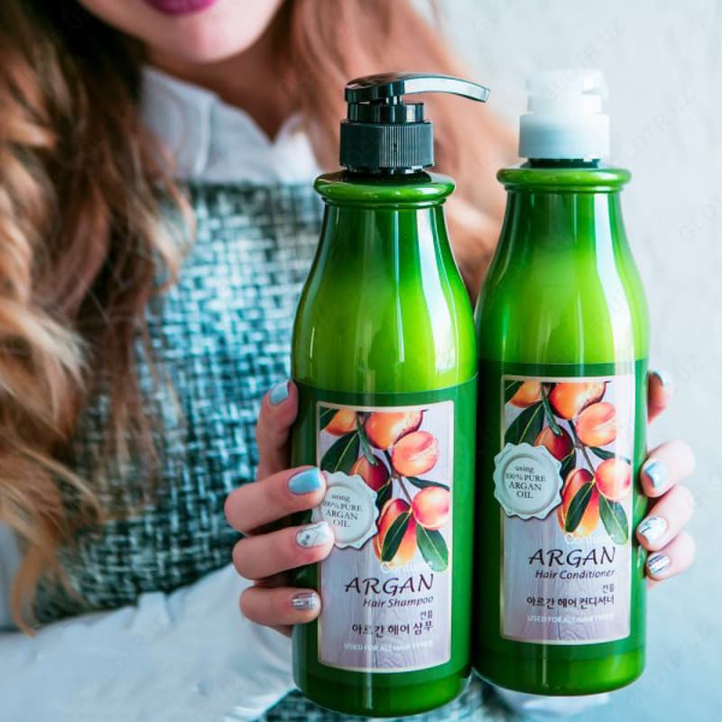 Шампунь ”Welcos Confume Argan Hair Shampoo” — 2