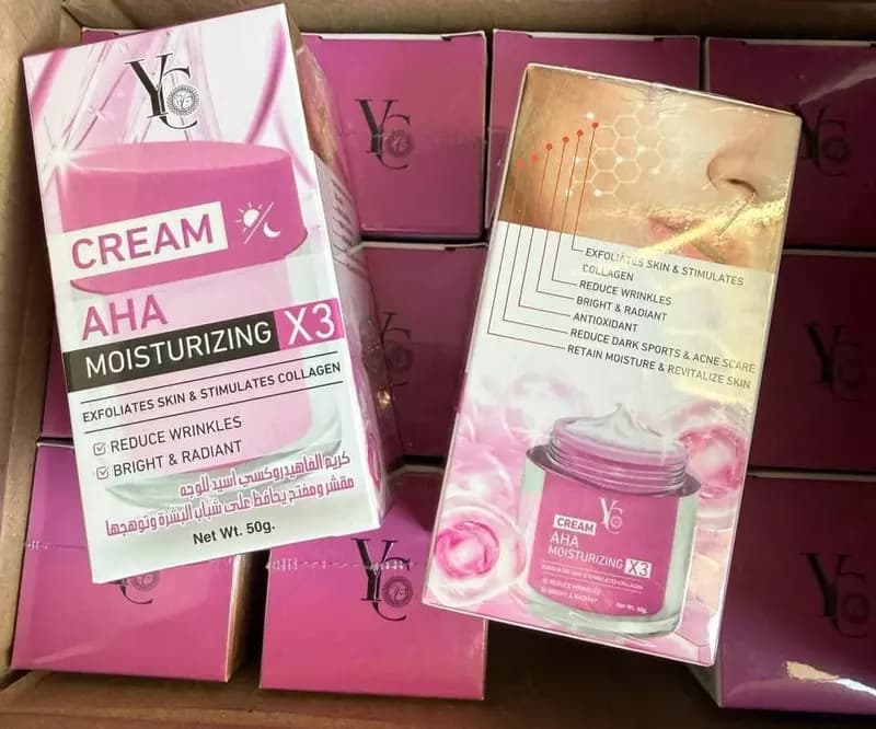 Крем для лица от акне "YC" AHA MOISTURIZING Х3, 50 гр. (Дубай) — 1