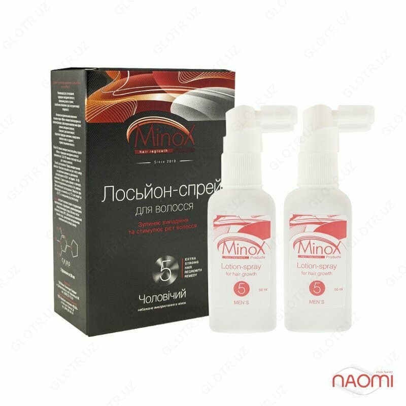 Minox 5 (minoxidil 5%) для роста волос и бороды — 1