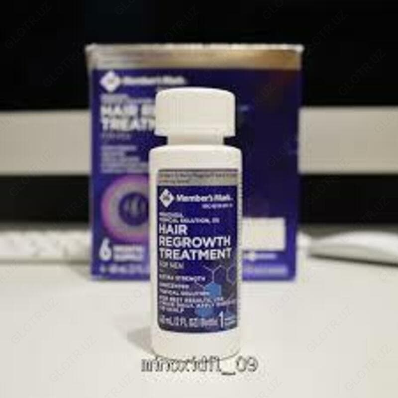 Миноксидил (minoxidil) Member's Mark для роста бороды и волос — 7