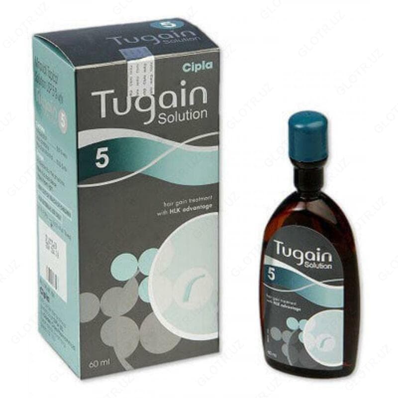 Лосьон для лечения андрогенетической алопеции Tugain 5% — 1