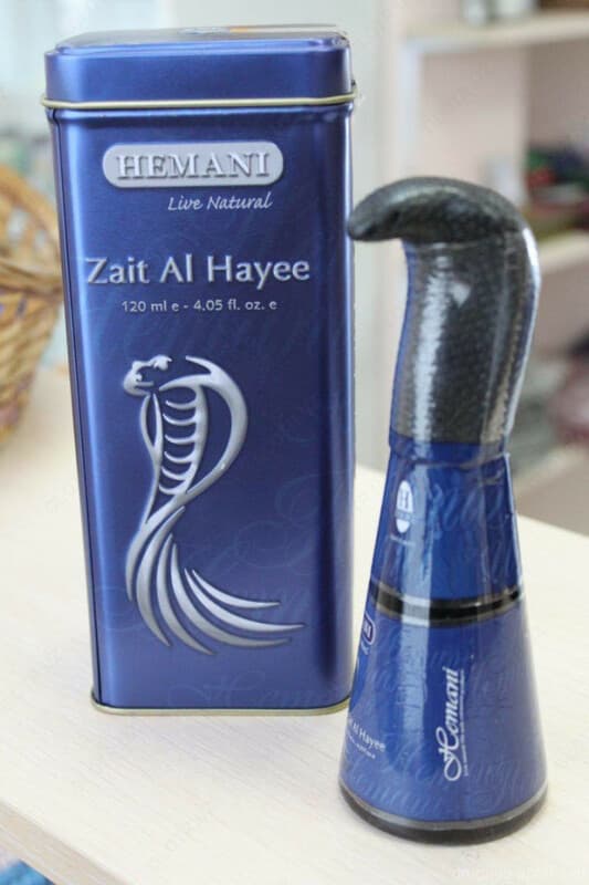 Масло для волос Hemani Zait Al Hayee с Жиром Кобры (250 мл) — 1