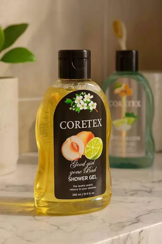 Coretex Shower Gel Peach & Lime 300 ml, гель для душа — 4