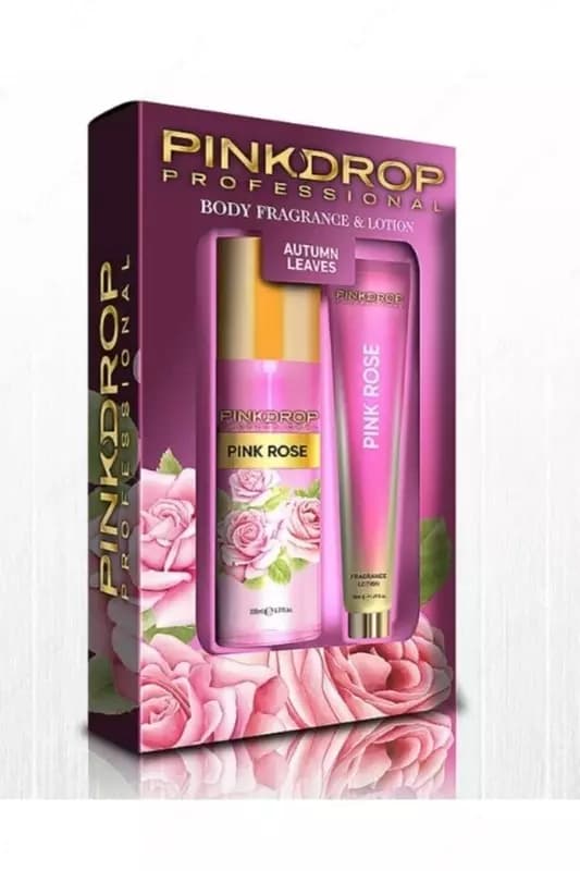 Подарочный набор Pinkdrop Professional Pink Rose спрей и лосьон для тела — 2