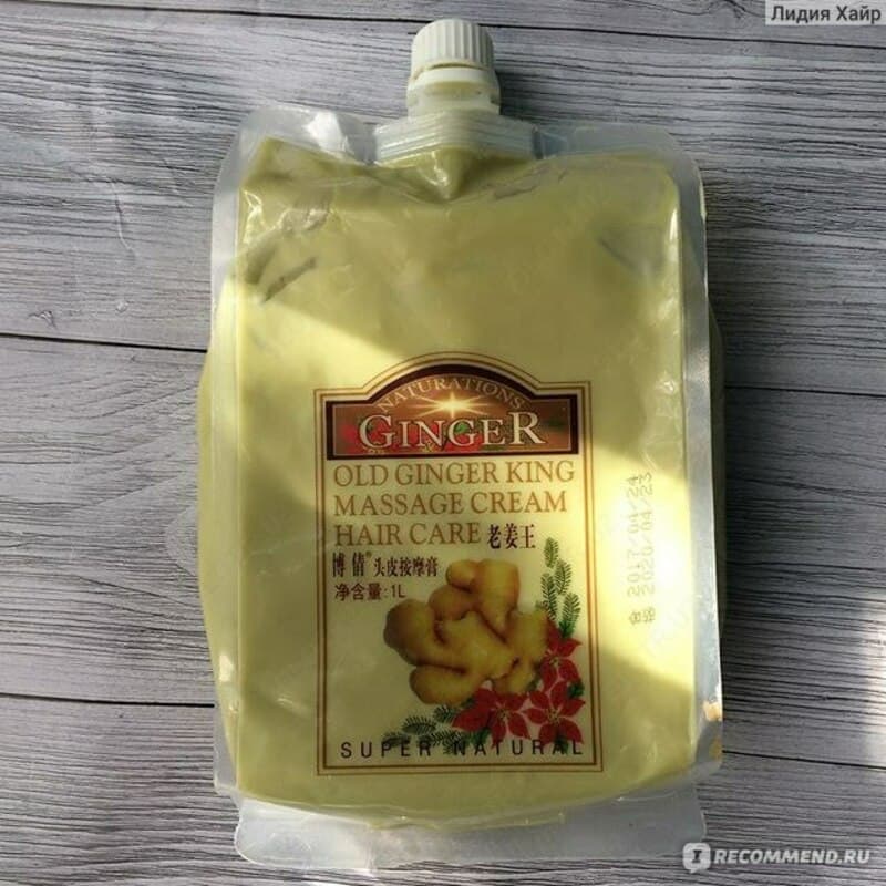 Имбирная маска для волос ginger 0,5 кг — 6