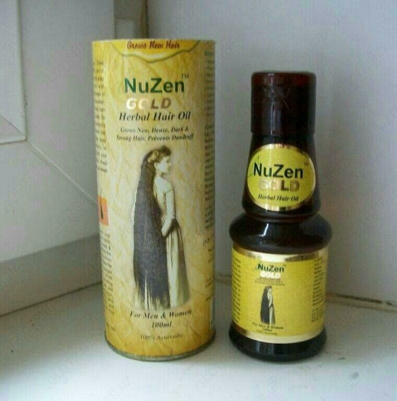 Масло для роста волос Nuzen gold — 3