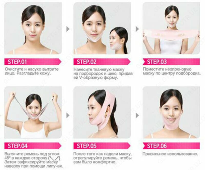 Маска бандаж для подтяжки лица Beauty Face — 5