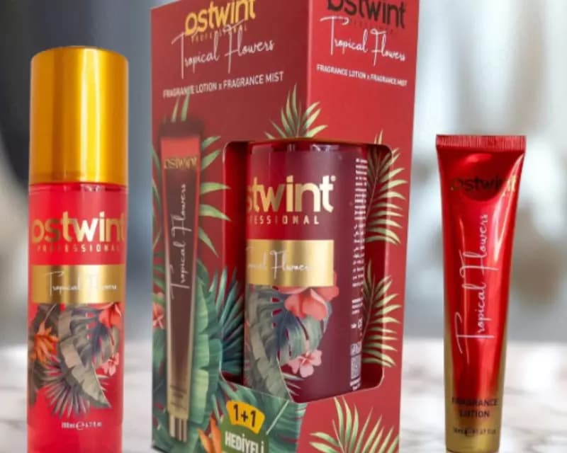 Набор для ухода за телом Ostwint Tropical Flowers — 3