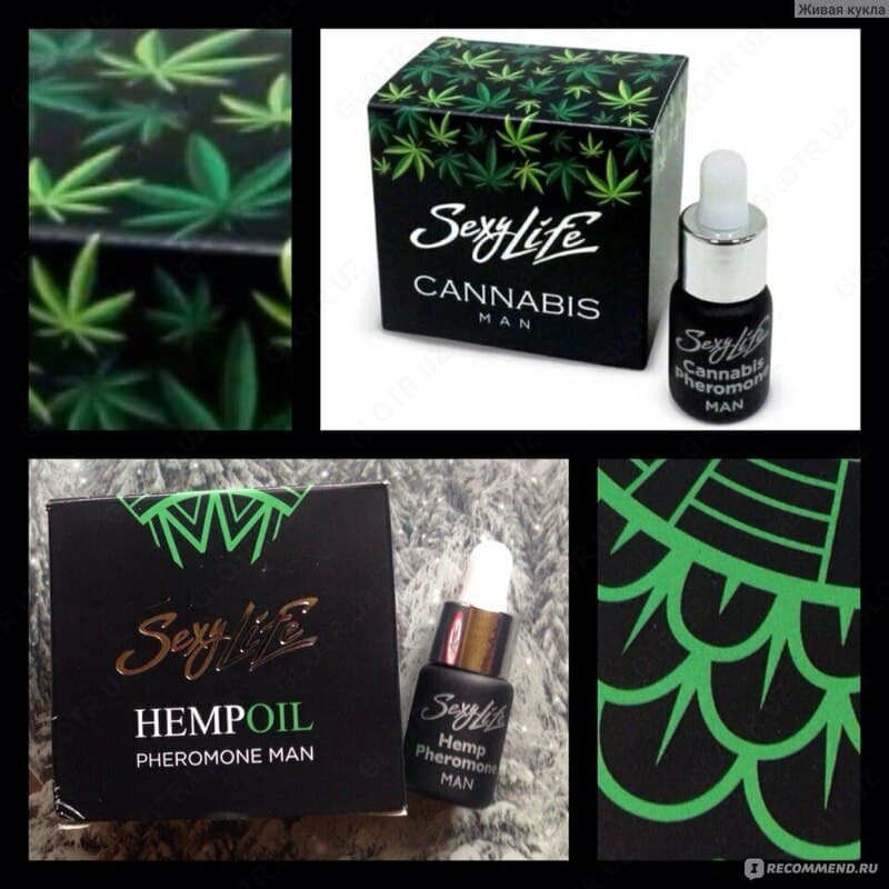Духи с феромонами Sexy Life hemp oil — 2