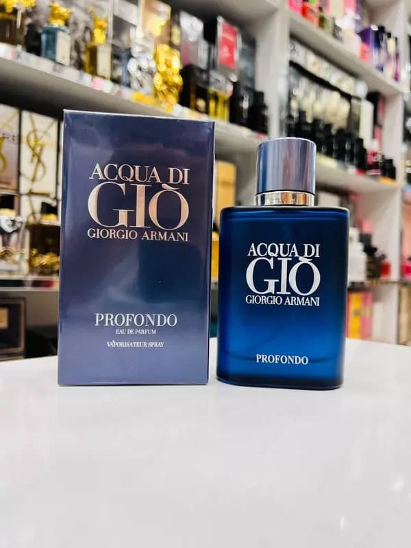 Парфюмерная вода Giorgio Armani Acqua di Gio Profondo 75 мл мужской аромат — 2