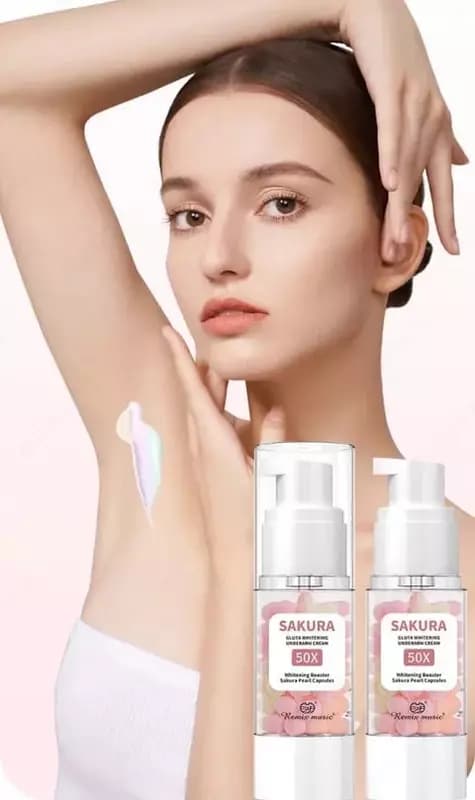Крем для отбеливания подмышек "Сакура" (Sakura Gluta), 30гр. — 2