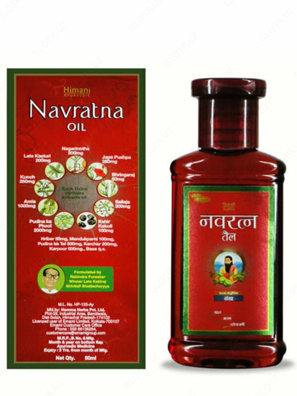 Аюрведическое масло Navratna oil — 1