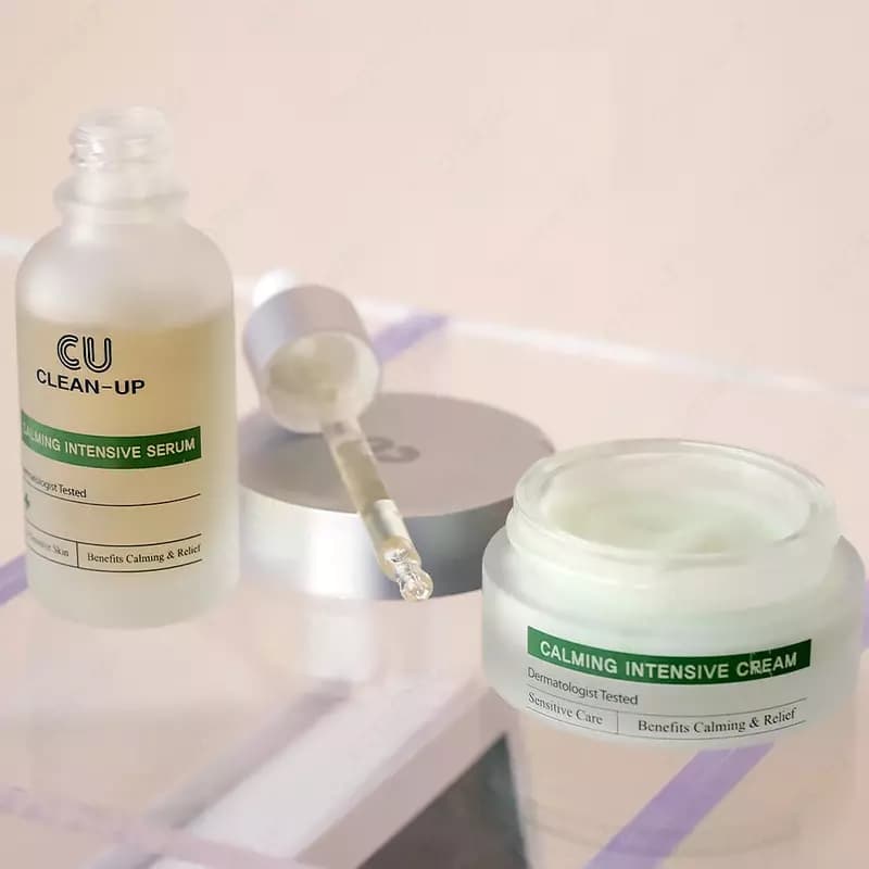 Интенсивная сыворотка против купероза с витамином К CUSKIN Clean-Up Calming Intensive Serum — 2