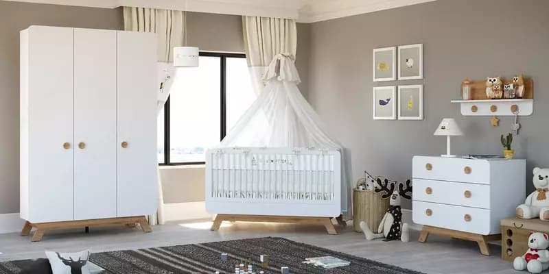 Комплект мебели для новорождённых "CUTE BABY" от ALIMILA 🇹🇷(Турция) — 1