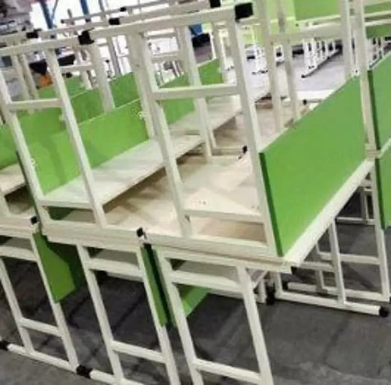 Школьная парта с одним стулом "Metalcraft" одноместная, ЛДСП 16 мм — 4