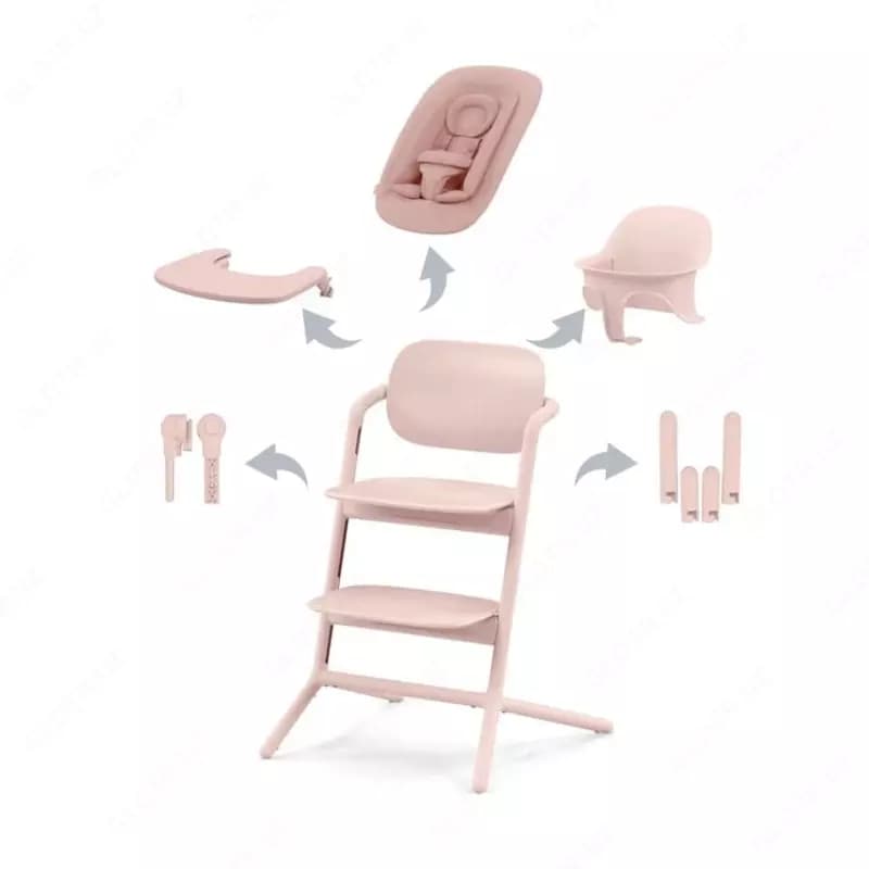 Стульчик для кормления Cybex - LEMO 4in1 Set ABTSHE Pearl Pink light pink — 2