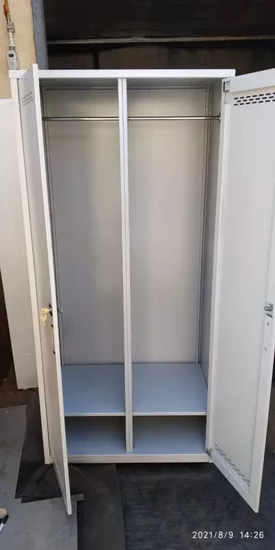 Металлический шкаф 2х секционный — 5