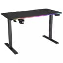 Игровой компьютерный стол (электропривод) ”Cougar” E-Ares 120EU (Арт. - 46256) Черный