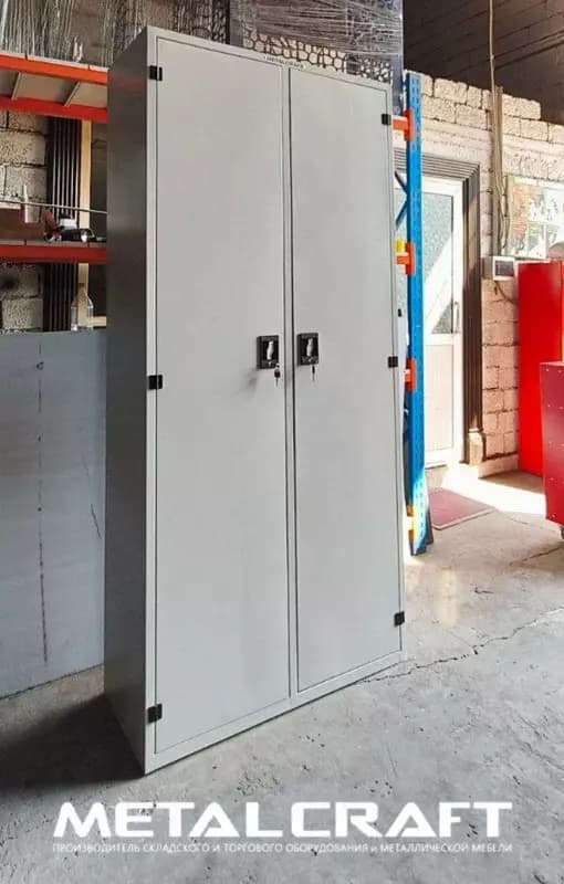 Металлический шкаф (двухдверный) для документов "Metalcraft" 6 полок, 1000х400х2000 мм — 5
