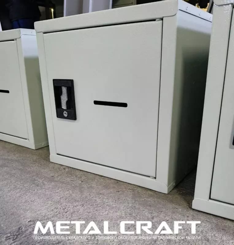 Металлический бухгалтерский шкаф "MetalCraft" 400×400×400 мм — 2