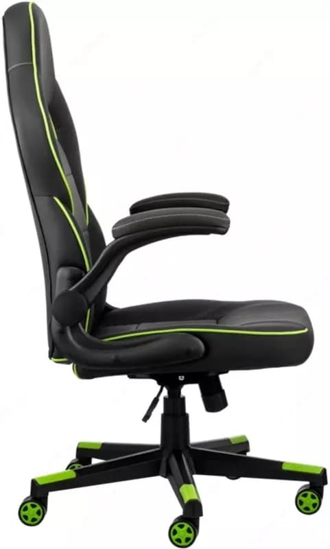 Игровое кресло 2E GAMING HEBI Black/Green — 4