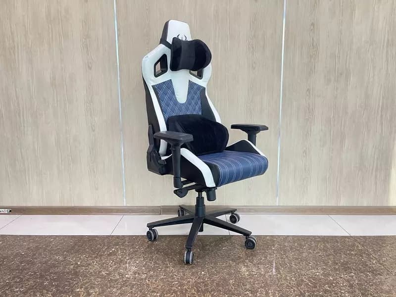 Игровое кресло Model:XC white-blue — 1