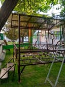 Айван (топчан) металлический