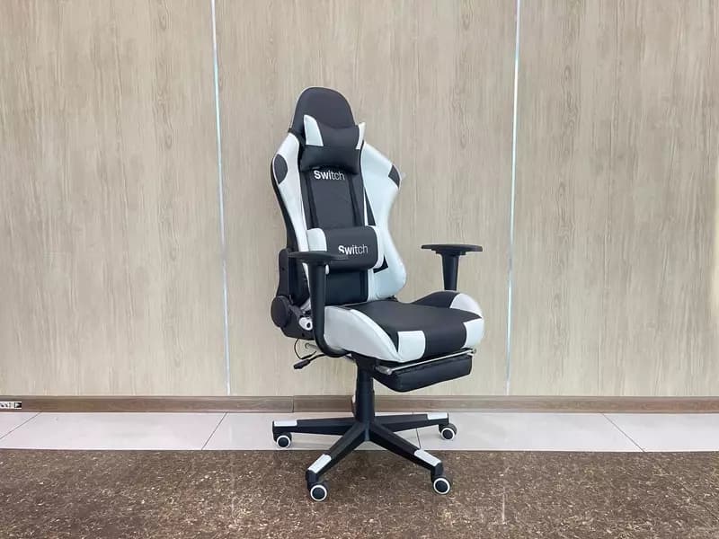 Игровое кресло Model:5727-PRO black white — 1