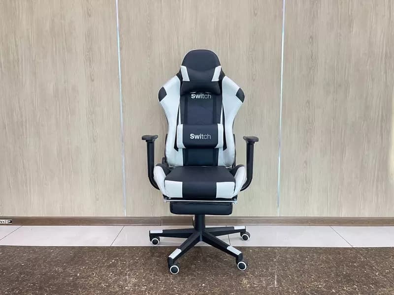 Игровое кресло Model:5727-PRO black white — 2