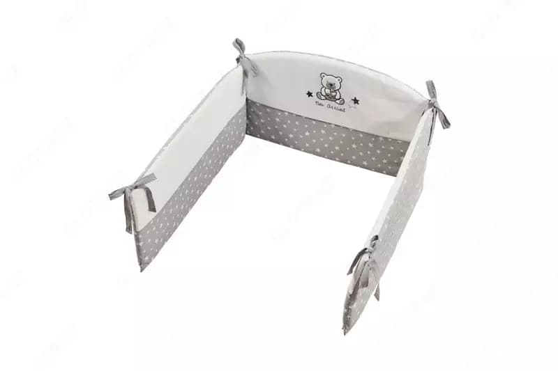 Детская кроватка качалка Sofy Grey Almila (60x120 cm) — 7